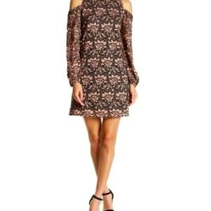 Leyden Black Dress and Lace Overlay